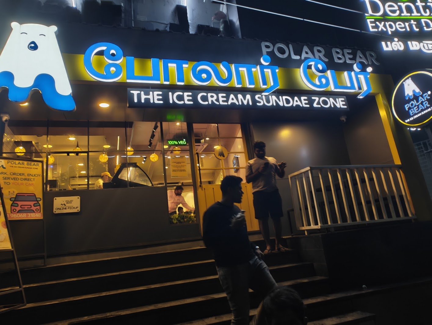 Polar Bear Ice Cream Sundaes - Velachery
