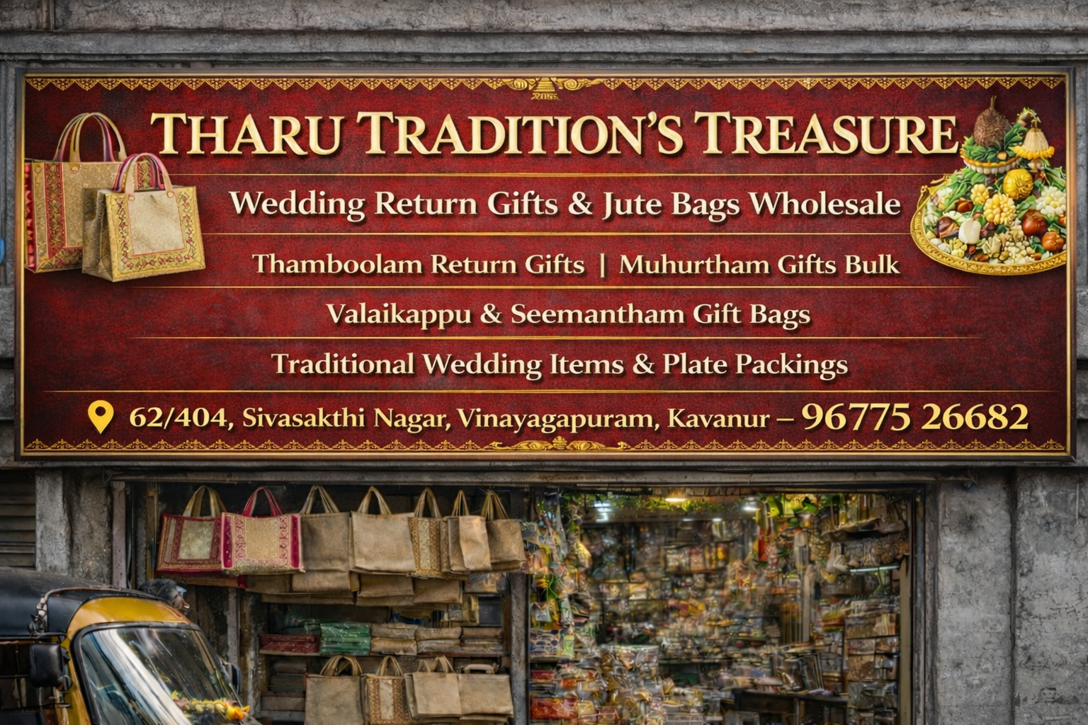 Tharu Tradition's Treasure | Jute Bags & Thambula Return Gifts In Arcot Vellore