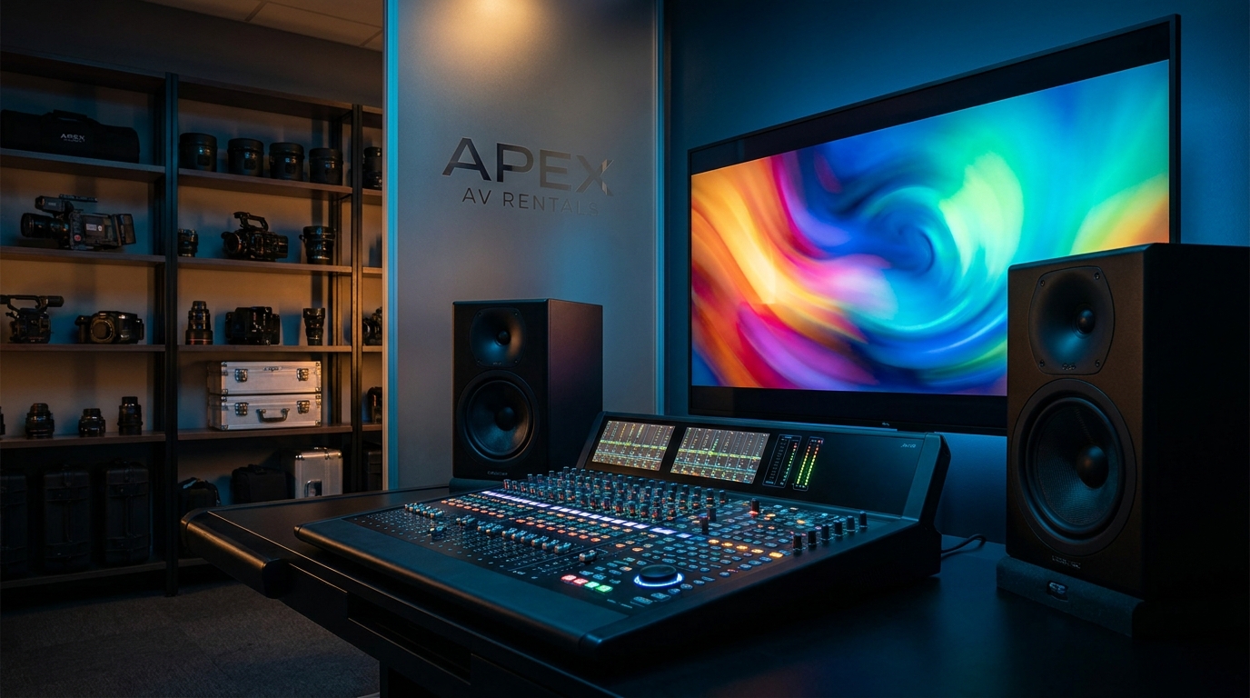 Audiovisual equipment rental service