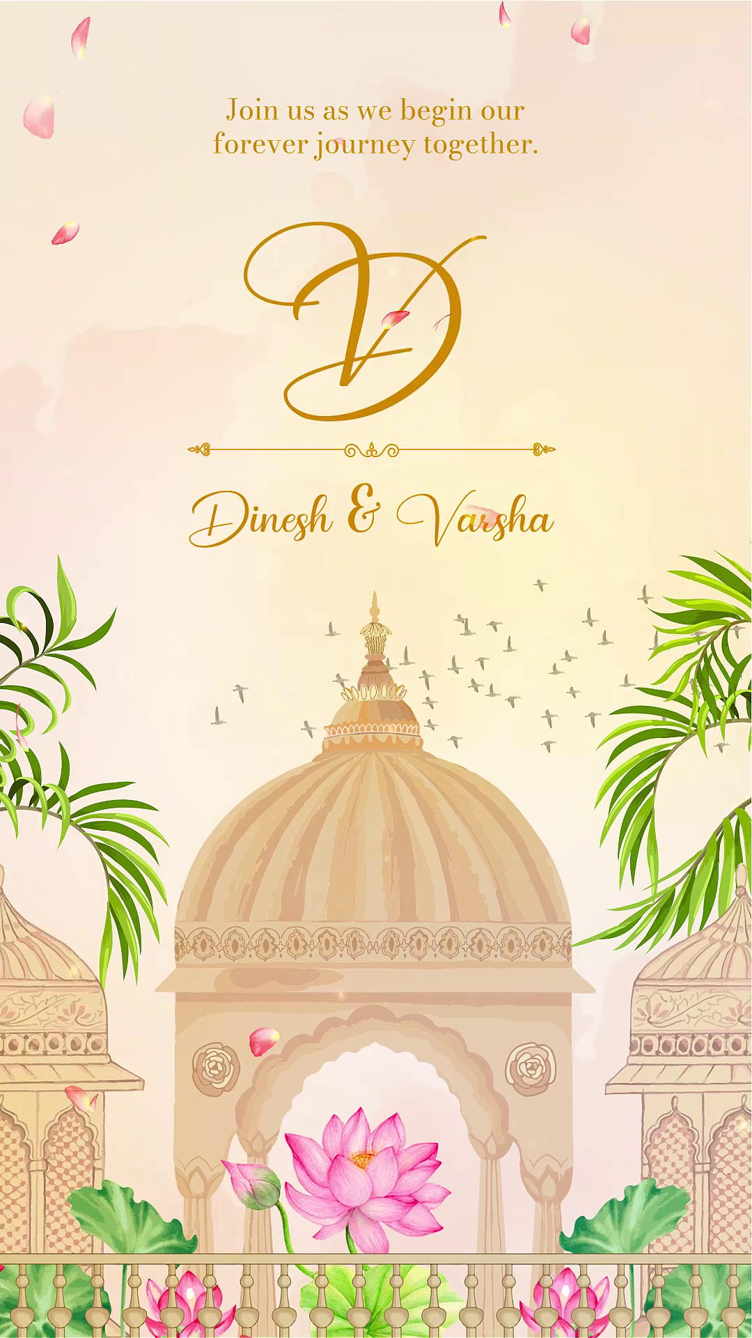 Royal Palace Wedding Invitation